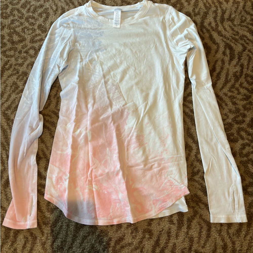 Ivivva White and Pink Long Sleeve Shirt - girls